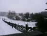 Les jardins de Besançon sous la neige